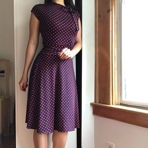 🌹 Retro vibe Sophisticated Midi dress